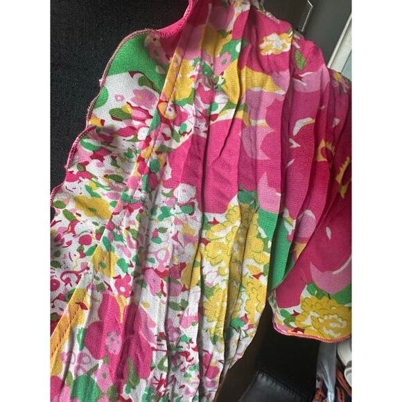 Notations Y2K Sheer Ruffle Blouse | Short Sleeve - Picture 2 of 8